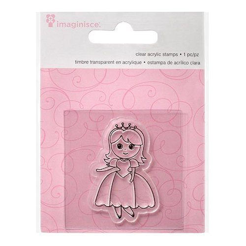 Imaginisce - Little Princess Collection - Snag 'em Acrylic Stamps - Princess