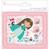 Imaginisce - Little Princess Collection - Die Cut Cardstock Pieces - Shapes - One