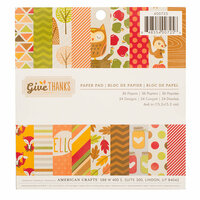 Imaginisce - Give Thanks Collection - 6 x 6 Paper Pad
