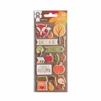 Imaginisce - Give Thanks Collection - Puffy Stickers