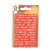 Imaginisce - Give Thanks Collection - Cardstock Stickers - Phrases