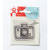 Imaginisce - Happy Traveler Collection - Snag 'em Acrylic Stamps - Camera