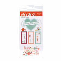 American Crafts - Love Collection - Remarks - Sticker Sheets - Irresistible