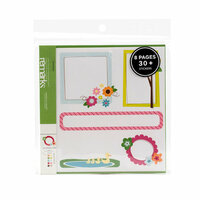 American Crafts - City Park Collection - Remarks - Journaling Sticker Book - Gate, CLEARANCE