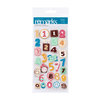 American Crafts - Confetti Collection - Remarks - 3 Dimensional Stickers - Musical Chairs Numbers
