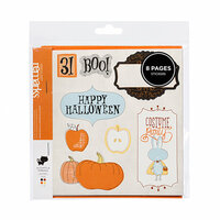 American Crafts - Nightfall Collection - Halloween - Remarks - Sticker Book - Halloween