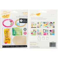 American Crafts - Amy Tangerine Collection - Sketchbook - Remarks - Sticker Book - Accents and Phrases - Palette