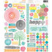 American Crafts - Amy Tangerine Collection - Yes, Please - Sticker Sheet - Organize