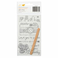 American Crafts - Amy Tangerine Collection - Yes, Please - Rub On Transfers - Dream