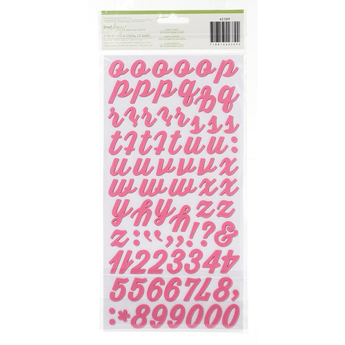 American Crafts - Dear Lizzy Lucky Charm Collection - Thickers - Foam - Charm - Salmon