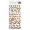 American Crafts - Dear Lizzy Lucky Charm Collection - Thickers - Foam - Charm - Oatmeal