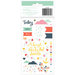 American Crafts - Dear Lizzy Lucky Charm Collection - Rub On Transfers