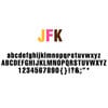 American Crafts - Remarks - Alphabet Stickers Book - JFK - Color Set 1 and 2