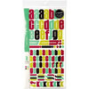 American Crafts - Remarks - Alphabet Stickers Book - Moma - Color Set 3, CLEARANCE