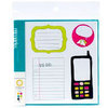 American Crafts - Teen Collection - Remarks - Journaling Sticker Book - Color, CLEARANCE