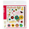 American Crafts - Craft Fair Collection - Remarks - Transparent Accents Sticker Book - Craft Fair Fruit - Color, CLEARANCE