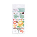 American Crafts - Dear Lizzy Spring Collection - Remarks - Accent Stickers with Glitter - Frolic, CLEARANCE
