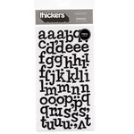 American Crafts - Thickers - Vinyl Letter Stickers - Sprinkles - Black, CLEARANCE American Crafts - Thickers - Vinyl Letter Stickers - Sprinkles - Black, CLEARANCE
