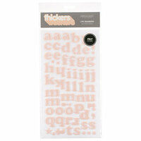 American Crafts - Thickers - Felt Letter Stickers - Leg Warmers - Pink