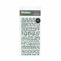 American Crafts - Thickers - Chipboard Letter Stickers - Jewelry Box - Shamrock