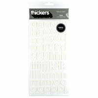 American Crafts - Vinyl Thickers - Vera - White