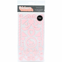 American Crafts - Thickers - Foam Stickers - Lullaby Accents - Blush, CLEARANCE