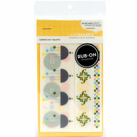 American Crafts - Baby Collection - Minimarks Rub Ons - Munchkin Accents - Color