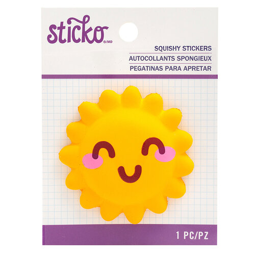 EK Success - Sticko - Squishy Stickers - Sun Face