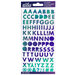 EK Success - Sticko - Stickers - Iridescent Alpha - Futura - Small - Purple