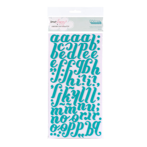 American Crafts - Dear Lizzy Christmas Collection - Thickers - Foam Alphabet Stickers - Merry - Mermaid, CLEARANCE