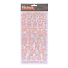 American Crafts - Peachy Keen Collection - Thickers - Chipboard Alphabet Stickers - Fellow - Sherbert