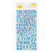 American Crafts - Amy Tangerine Collection - Thickers - Molded Foam Rubber Alphabet Stickers - Lovely - Peacock