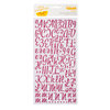 American Crafts - Amy Tangerine Collection - Thickers - Molded Foam Rubber Alphabet Stickers - Lovely - Mulberry