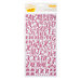 American Crafts - Amy Tangerine Collection - Thickers - Molded Foam Rubber Alphabet Stickers - Lovely - Mulberry