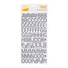 American Crafts - Amy Tangerine Collection - Thickers - Printed Chipboard Alphabet Stickers - Goodness - Slate