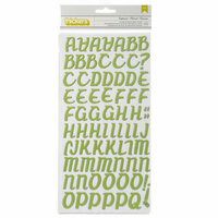 American Crafts - Fresh Squeezed Collection - Thickers - Glitter Foam Alphabet Stickers - Cupboard - Cricket