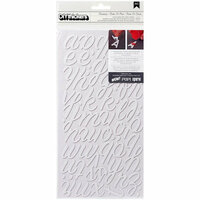 American Crafts - Thickers - DIY - Foam Alphabet Stickers - Rainboots