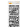 American Crafts - Amy Tangerine Collection - Sketchbook - Thickers - Foam Alphabet Stickers - Journal - Black