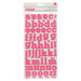 American Crafts Paper - XOXO Collection - Thickers - Glitter Foam - Dear - Begonia