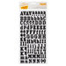 American Crafts - Amy Tangerine Collection - Yes, Please - Thickers - Foam Stickers - Wish - Black