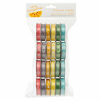 American Crafts - Amy Tangerine Collection - Yes, Please - Ribbon Value Pack - 24 Spools
