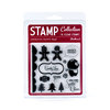 American Crafts - Merrymint Collection - Christmas - Clear Acrylic Stamp Set - Shortbread - Small, CLEARANCE