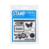 American Crafts - Margarita Collection - Clear Acrylic Stamps - Postcard