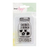 American Crafts - Dear Lizzy Neapolitan Collection - Clear Acrylic Stamps - Jar