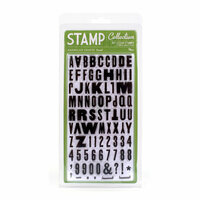 American Crafts - City Park Collection - Clear Acrylic Stamp Set - Max - Large, CLEARANCE