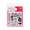 American Crafts - Dear Lizzy Enchanted Collection - Clear Acrylic Stamp Set - Blackberry, CLEARANCE