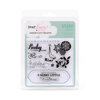 American Crafts - Dear Lizzy Christmas Collection - Clear Acrylic Stamp Sets - Wonderland, CLEARANCE