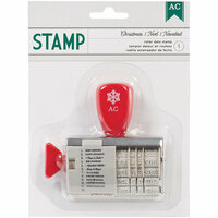 American Crafts - Christmas - Roller Date Stamp - Christmas