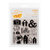 American Crafts - Amy Tangerine Collection - Ready Set Go - Clear Acrylic Stamps - Hey There