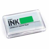 American Crafts - Archival Pigment Ink Stamp Pad - Emerald, CLEARANCE